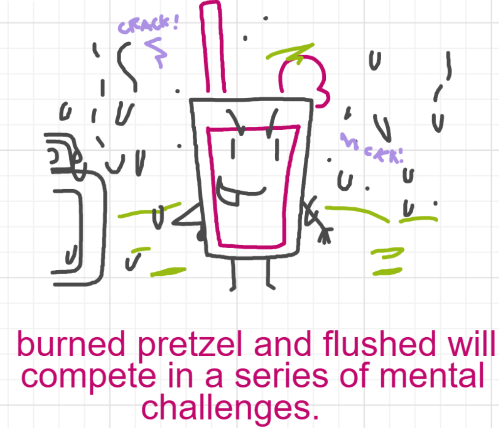 A panel from I've Been Everywhere, Man, episode nine of the Board Boards object show by Furretwalk/WalkingFurret.